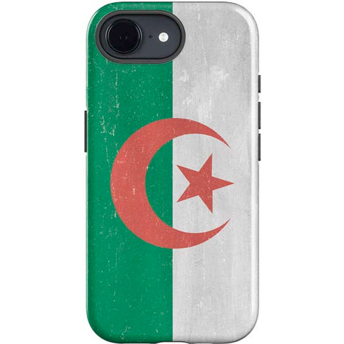 Algeria Flag Distressed iPhone 16e Impact Case