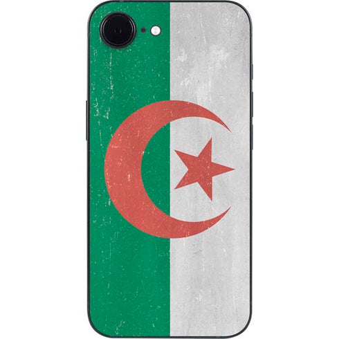 Algeria Flag Distressed iPhone 16e Skin