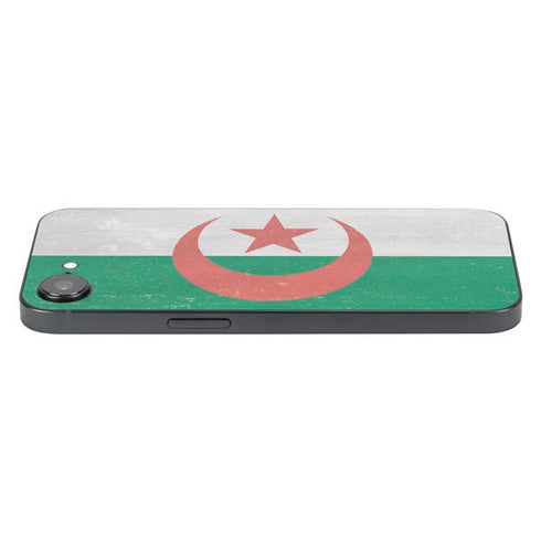 Algeria Flag Distressed iPhone 16e Skin