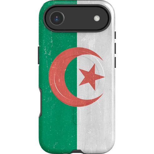 Algeria Flag Distressed iPhone 17 Air Magsafe Impact Case