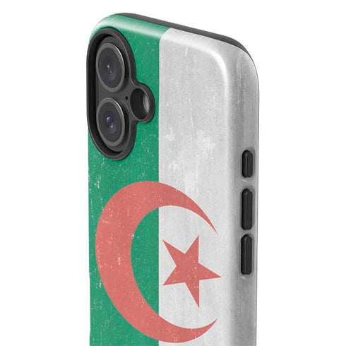 Algeria Flag Distressed iPhone 17 Impact Case