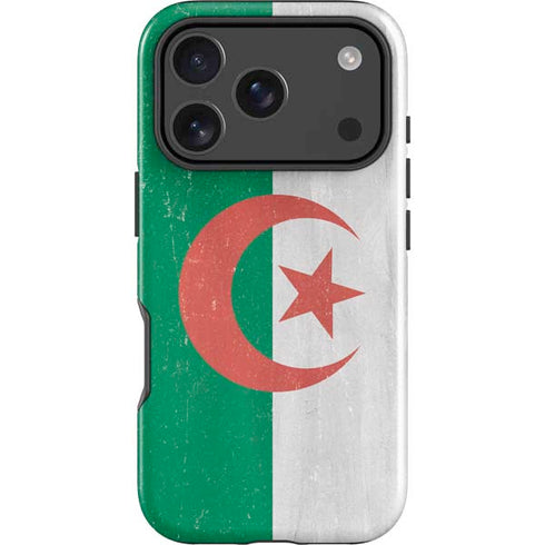 Algeria Flag Distressed iPhone 17 Pro Max Impact Case
