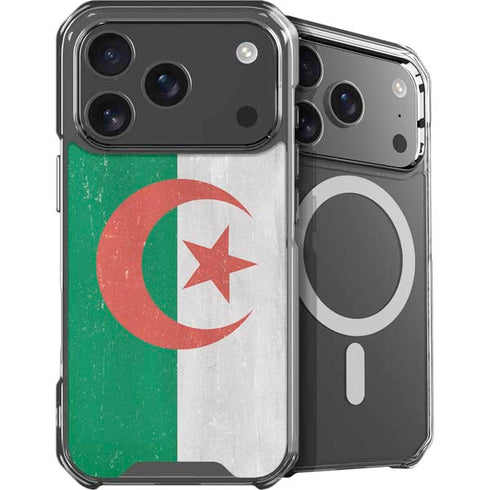 Algeria Flag Distressed iPhone 17 Pro Max MagSafe Case