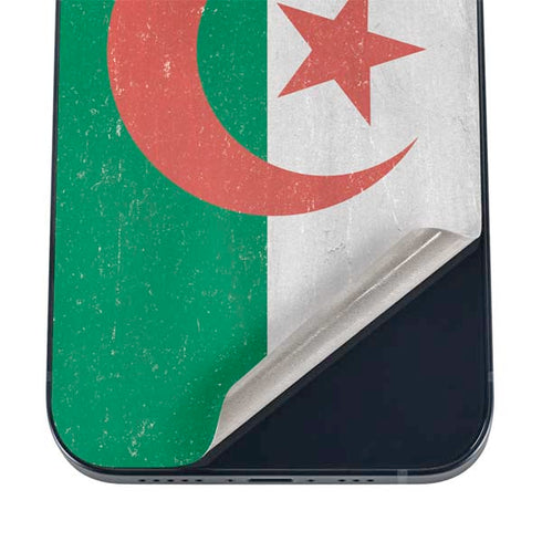Algeria Flag Distressed iPhone 17 Skin