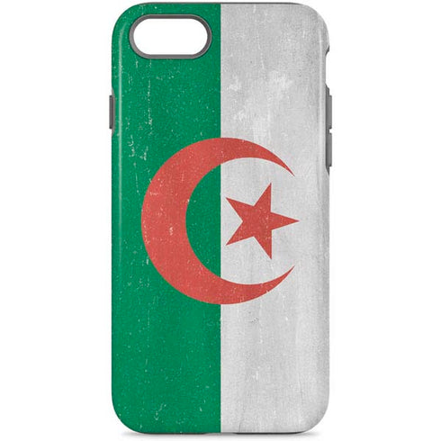 Algeria Flag Distressed iPhone Cases