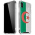 Algeria Flag Distressed iPhone X/XS Clear Case