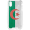 Algeria Flag Distressed iPhone XS Clear Case
