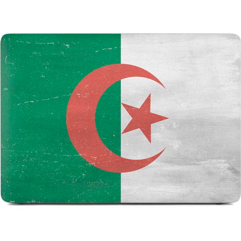 Algeria Flag Distressed Apple MacBook Pro 16-inch Skin