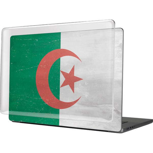 Algeria Flag Distressed MacBook Cases