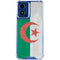 Algeria Flag Distressed Moto G 5G (2024) Clear Case