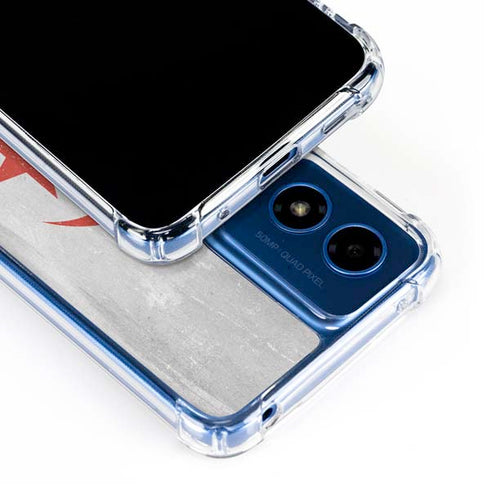 Algeria Flag Distressed Moto G Play 4G (2024) Clear Case