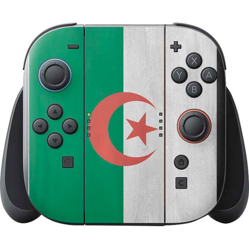 Algeria Flag Distressed Nintendo Switch 2 (2025) with Joy-Con Skin