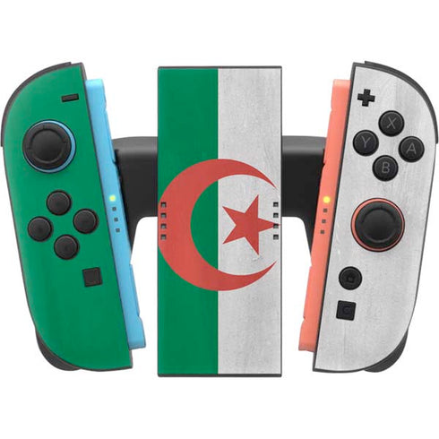 Algeria Flag Distressed Nintendo Switch 2 (2025) Joy-Con Controller Skin