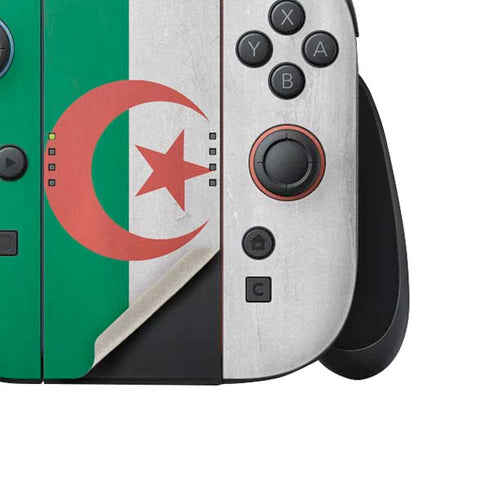 Algeria Flag Distressed Nintendo Switch 2 (2025) Joy-Con Controller Skin