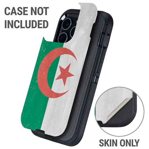 Algeria Flag Distressed Otterbox Defender iPhone Skin