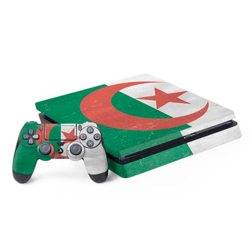 Algeria Flag Distressed PlayStation PS4 Skins