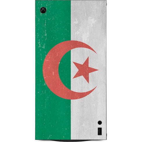 Algeria Flag Distressed XBox Series X Digital Edition Console Skin