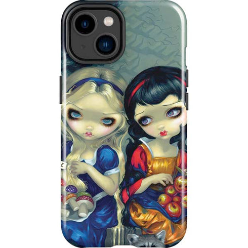 Alice & Snow Fairy Tail with Cat and Raccoon by Jasmine Becket-Griffith iPhone 15 Impact Case