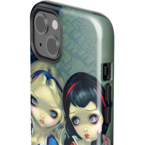 Alice & Snow Fairy Tail with Cat and Raccoon by Jasmine Becket-Griffith iPhone 15 Impact Case