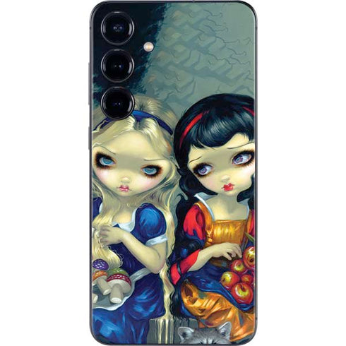 Alice & Snow Fairy Tail with Cat and Raccoon by Jasmine Becket-Griffith Galaxy A16 5G Skin