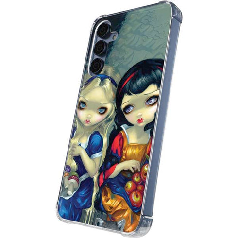 Alice & Snow Fairy Tail with Cat and Raccoon by Jasmine Becket-Griffith Galaxy A35 5G Clear Case