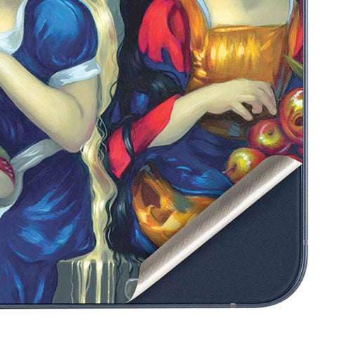 Alice & Snow Fairy Tail with Cat and Raccoon by Jasmine Becket-Griffith Galaxy A35 5G Skin