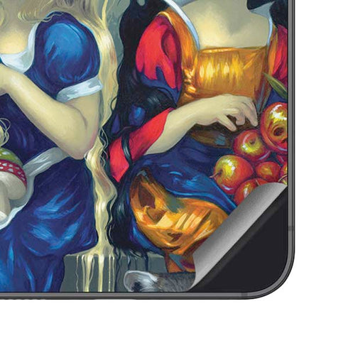 Alice & Snow Fairy Tail with Cat and Raccoon by Jasmine Becket-Griffith Galaxy S25 Plus Skin