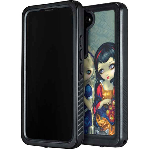 Alice & Snow Fairy Tail with Cat and Raccoon by Jasmine Becket-Griffith Galaxy S24 Plus Waterproof Case