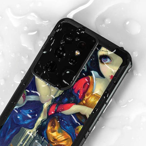 Alice & Snow Fairy Tail with Cat and Raccoon by Jasmine Becket-Griffith Galaxy S24 Ultra Waterproof Case