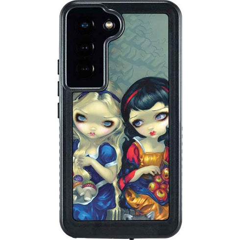 Alice & Snow Fairy Tail with Cat and Raccoon by Jasmine Becket-Griffith Galaxy S24 Waterproof Case