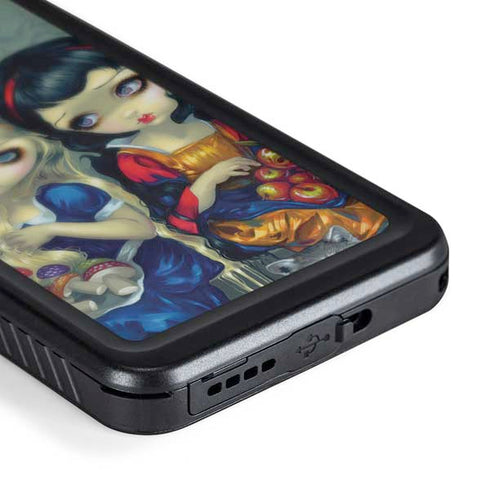 Alice & Snow Fairy Tail with Cat and Raccoon by Jasmine Becket-Griffith Galaxy S24 Waterproof Case