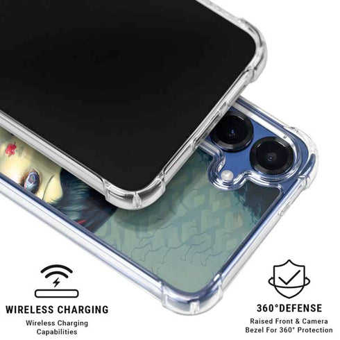 Alice & Snow Fairy Tail with Cat and Raccoon by Jasmine Becket-Griffith Galaxy S25 Clear Case