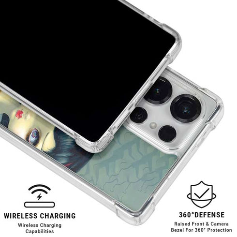 Alice & Snow Fairy Tail with Cat and Raccoon by Jasmine Becket-Griffith Galaxy S25 Ultra Clear Case