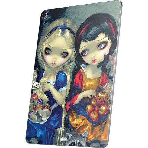 Alice & Snow Fairy Tail with Cat and Raccoon by Jasmine Becket-Griffith Apple iPad Air Skin
