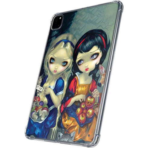 Alice & Snow Fairy Tail with Cat and Raccoon by Jasmine Becket-Griffith iPad Pro 11in (2024) Clear Case