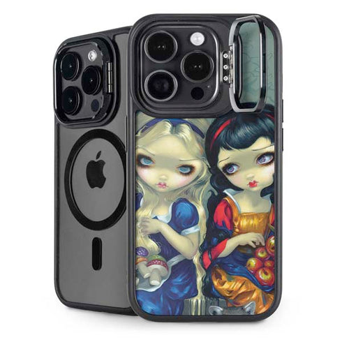 Alice & Snow Fairy Tail with Cat and Raccoon by Jasmine Becket-Griffith iPhone 15 Pro Max Kickstand Case