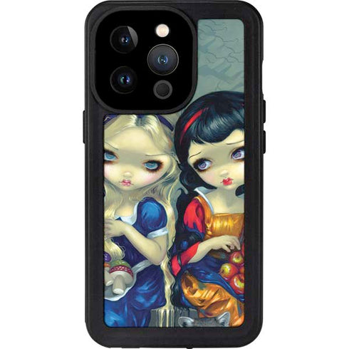 Alice & Snow Fairy Tail with Cat and Raccoon by Jasmine Becket-Griffith iPhone Cases