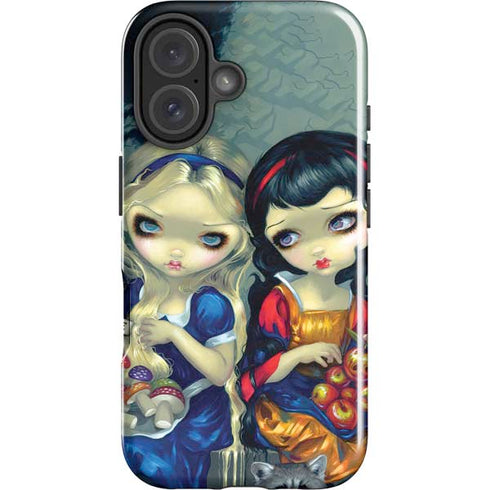 Alice & Snow Fairy Tail with Cat and Raccoon by Jasmine Becket-Griffith iPhone 16 Impact Case