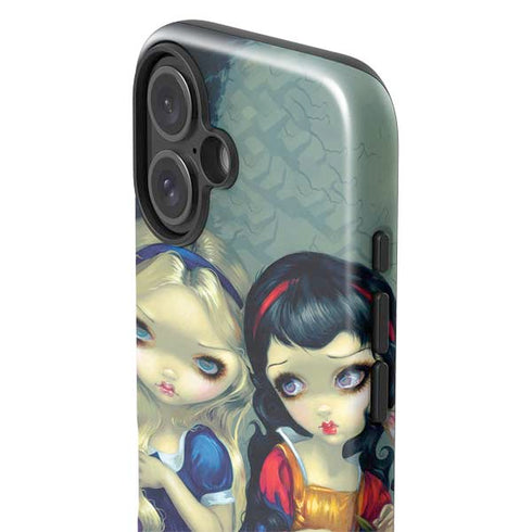 Alice & Snow Fairy Tail with Cat and Raccoon by Jasmine Becket-Griffith iPhone 16 Impact Case