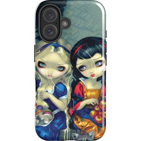 Alice & Snow Fairy Tail with Cat and Raccoon by Jasmine Becket-Griffith iPhone 16 Plus Magsafe Impact Case