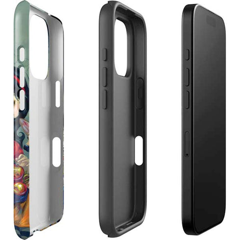 Alice & Snow Fairy Tail with Cat and Raccoon by Jasmine Becket-Griffith iPhone 16 Pro Impact Case