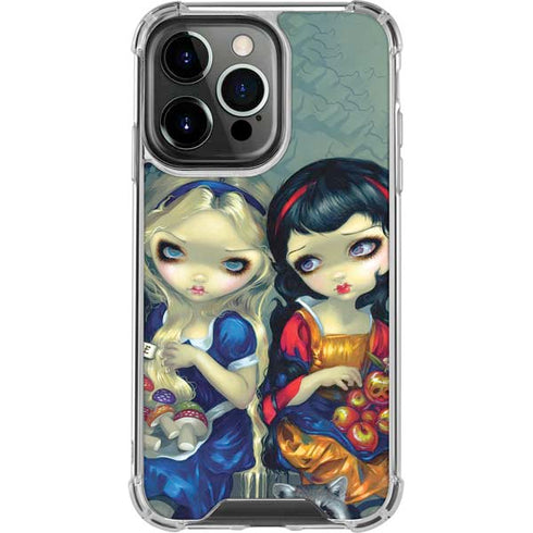 Alice & Snow Fairy Tail with Cat and Raccoon by Jasmine Becket-Griffith iPhone 16 Pro Max Clear Case