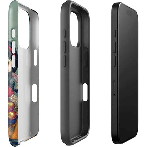 Alice & Snow Fairy Tail with Cat and Raccoon by Jasmine Becket-Griffith iPhone 16 Pro Max Impact Case