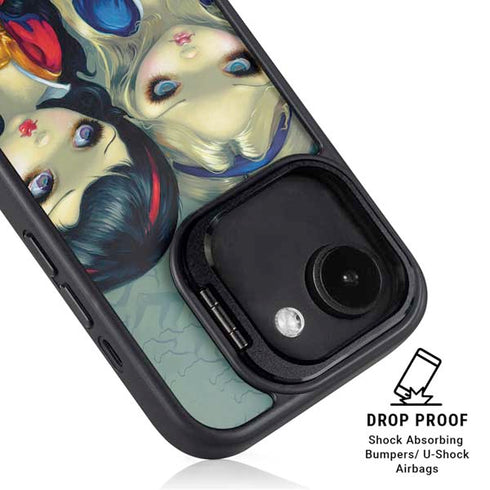 Alice & Snow Fairy Tail with Cat and Raccoon by Jasmine Becket-Griffith iPhone 16e Kickstand Case