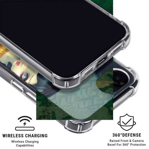 Alice & Snow Fairy Tail with Cat and Raccoon by Jasmine Becket-Griffith iPhone 16e Clear Case