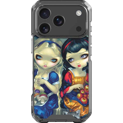 Alice & Snow Fairy Tail with Cat and Raccoon by Jasmine Becket-Griffith iPhone 18 Pro Clear Case