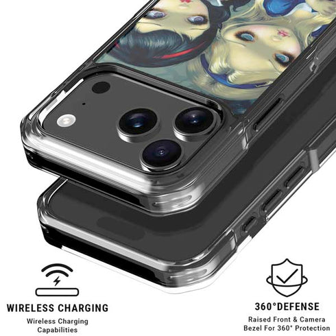 Alice & Snow Fairy Tail with Cat and Raccoon by Jasmine Becket-Griffith iPhone 18 Pro Clear Case
