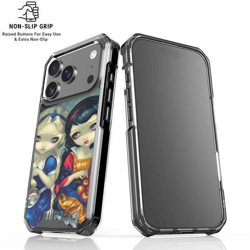 Alice & Snow Fairy Tail with Cat and Raccoon by Jasmine Becket-Griffith iPhone 18 Pro Clear Case