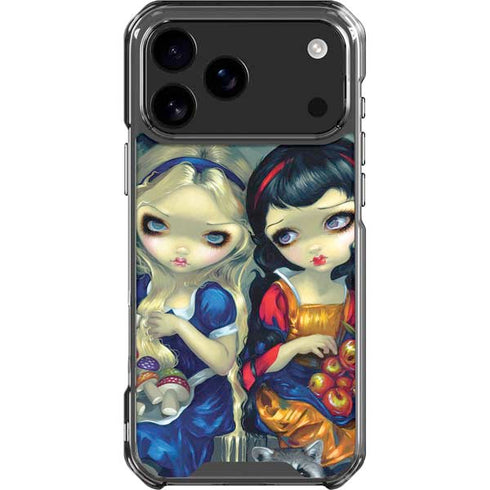 Alice & Snow Fairy Tail with Cat and Raccoon by Jasmine Becket-Griffith iPhone 18 Pro Max Clear Case
