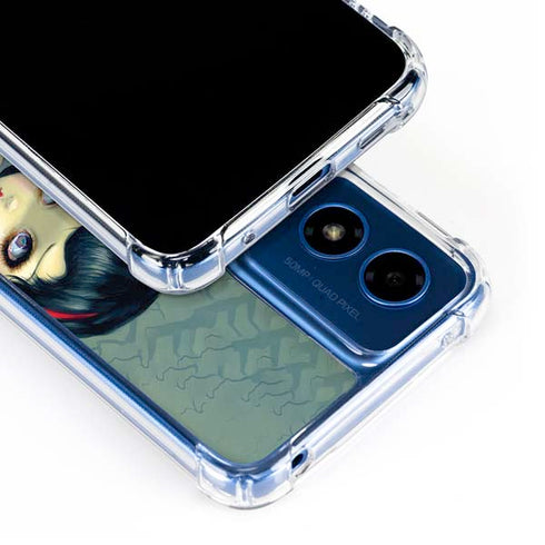 Alice & Snow Fairy Tail with Cat and Raccoon by Jasmine Becket-Griffith Moto G Play 4G (2024) Clear Case